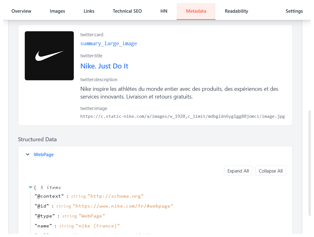 Metadata & Structured Data