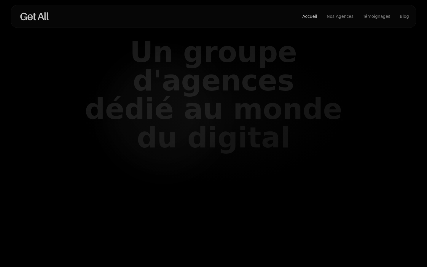 Aperçu du site Get All