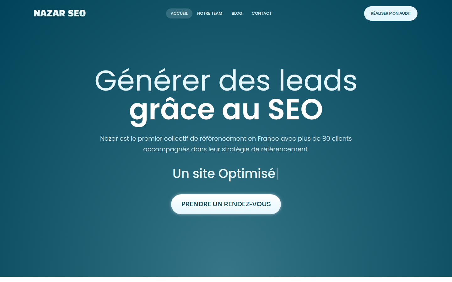 Aperçu du site Nazar SEO
