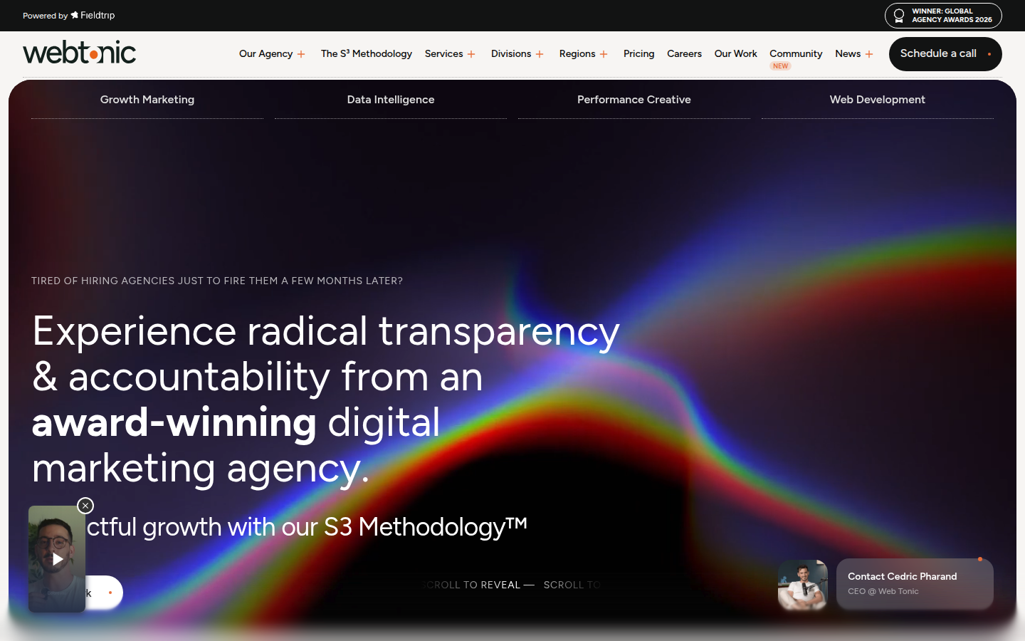 Aperçu du site Web Tonic
